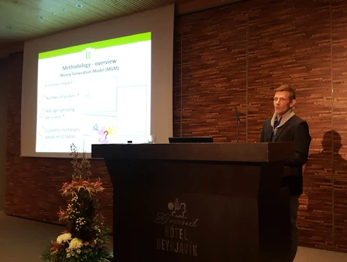 Jukka Siltanen kynnti niðurstöður rannsóknarinnar á Umhverfisþingi í dag.