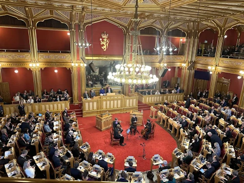 Frá Norðurlandaráðsþingi í Osló.