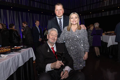 Magnús Eiríksson, Lilja Dögg Alfreðsdóttir og eiginmaður hennar Magnús Óskar Hafsteinsson.