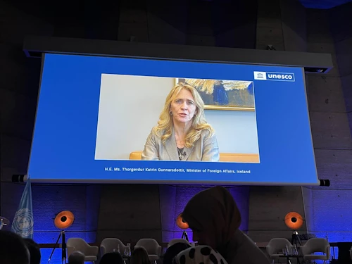 Þorgerður Katrín Gunnarsdóttir utanríkisráðherra.