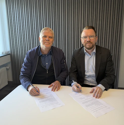Bjarni Gíslason, framkvæmdastjóri Hjálparstarfs kirkjunnar, og Ragnar Þór Ingólfsson, félags- og húsnæðismálaráðherra.