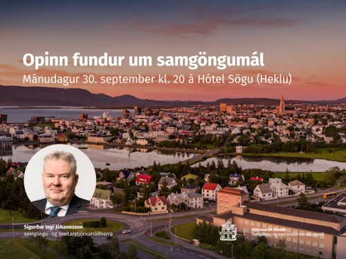 Opinn fundur um samgöngumál