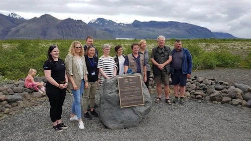 Fulltrúar svæðisráðs og ráðgjafahóps við gerð stjórnunar- og verndaráætlunar Breiðarmerkursands ásamt starfsfólki.