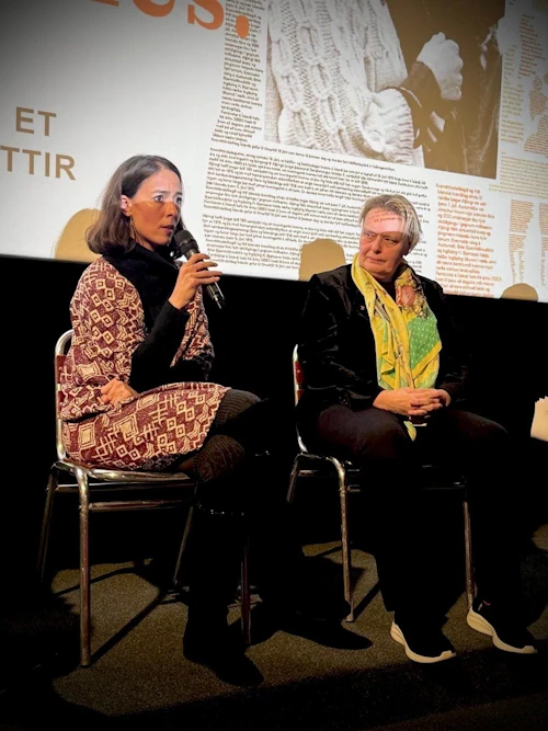 Janaïna Herrera og Hrafnhildur Gunnarsdóttir