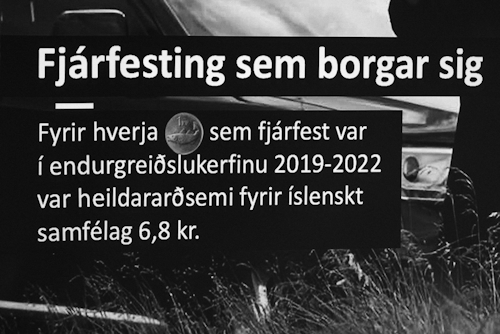 Mynd úr kynningu ráðherra á Kvikmyndaráðstefnu í Hörpu sl. föstudag.