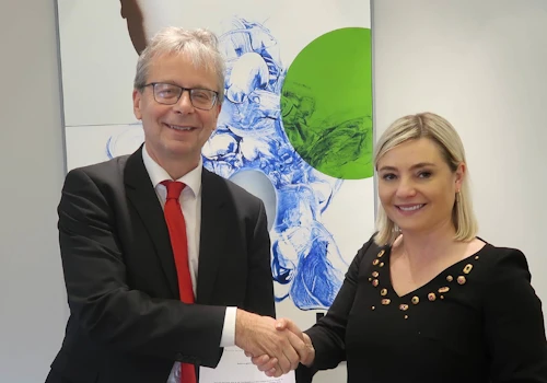 Jón Atli Benediksson rektor HÍ og Lilja Alfreðsdóttir mennta- og menningarmálaráðherra.