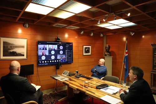 Hátt í hundrað fulltrúar erlendra ríkja tóku þátt í fundinum