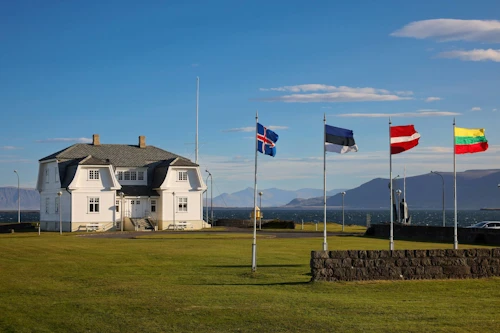 Höfði í morgun