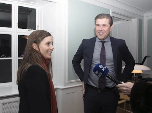 Katrín Jakobsdóttir og Bjarni Benediktsson