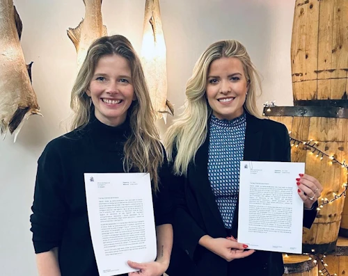 Áslaug Arna Sigurbjörnsdóttir og Heiða Kristín Helgadóttir, framkvæmdastjóri Íslenska sjávarklasanas.