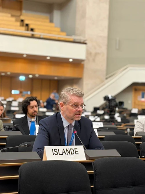 Einar Gunnarsson, sendiherra og fastafulltrúi Íslands gagnvart mannréttindaráði Sameinuðu þjóðanna