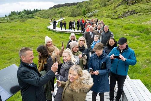 Skoða má gagnvirkan fróðleik á Búðarstíg.