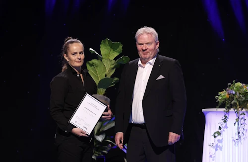 Arnhildur Pálmadóttir arkitekt og Sigurður Ingi Jóhannsson innviðaráðherra.