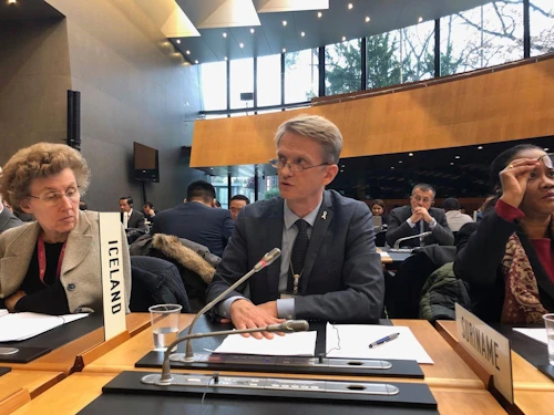 Harald Aspelund, fastafulltrúi Íslands hjá WTO