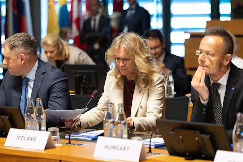 Þorgerður Katrín Gunnarsdóttir utanríkisráðherra.