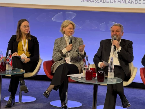 Unnur Orradóttir Ramette, sendiherra, tók þátt í hringborðsumræðum á vegum Business France 14. mars 2025