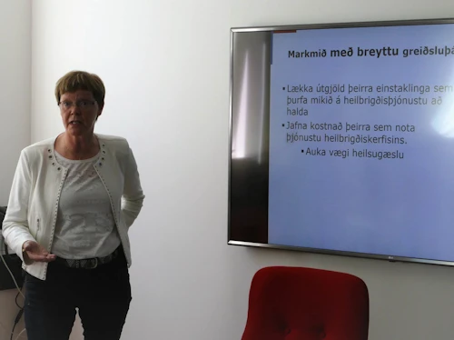Ingveldur Ingvarsdóttir frá Sjúkratryggingum Íslands