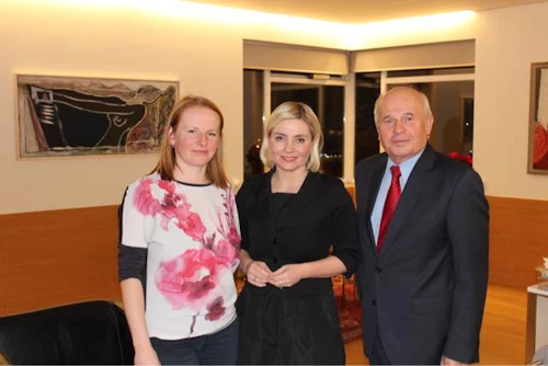 Monika Sienkiewicz, Lilja Alfreðsdóttir og Lech Mastalerz