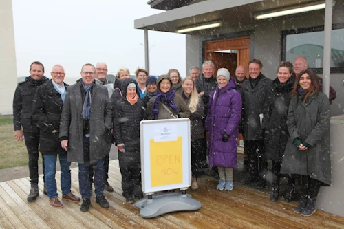 Embættismannanefnd um byggðanefnd í heimsókn á Borgarfirði eystri fyrr á árinu.