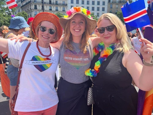 Unnur Orradóttir Ramette, Una Særún Jóhannsdóttir og Kristín Halla Kristinsdóttir Gröndal