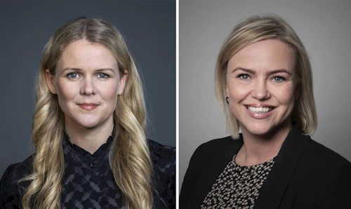 Linda Heiðarsdóttir og Ragnhildur Bolladóttir 