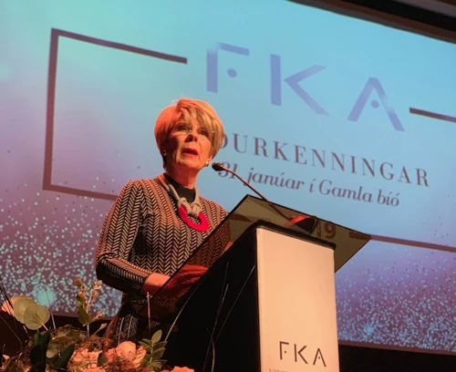 Sigríður Snævarr á samkomu FKA í gær