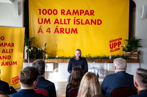 Haraldur Þorleifsson, hvatamaður verkefnisins Römpum upp Ísland.