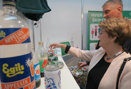 Ráðherra opnaði sýninguna "Saman gegn sóun" í dag.