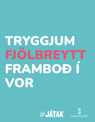 Kynningarefni í hvatningarátakinu Játak.