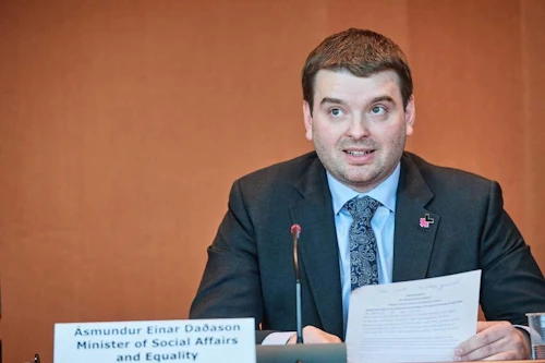 Ásmundur Einar Daðason, félags- og jafnréttismálaráðherra