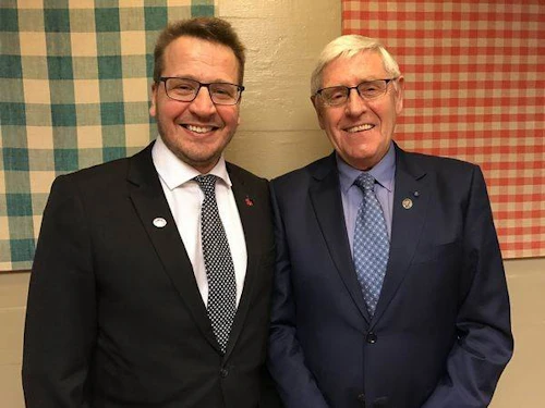 Guðlaugur Þór og Poul Michelsen