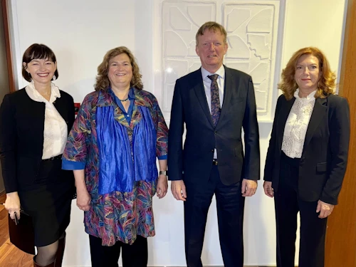 Alexandra Donskova-Huber, Kari Johnstone, Haukur Guðmundsson og Petya Nestorova