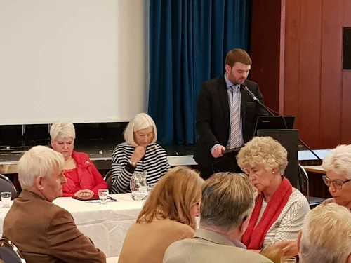 Ásmundur Einar Daðason á fundi með Landssambandi eldri borgara