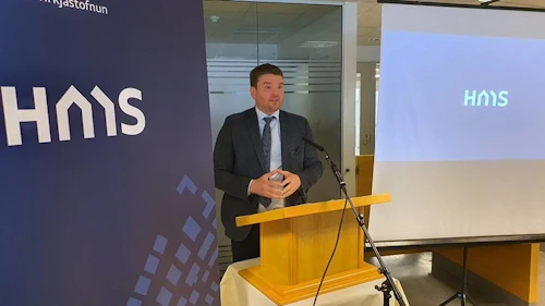Ásmundur Einar Daðason félags- og barnamálaráðherra flytur ávarp.