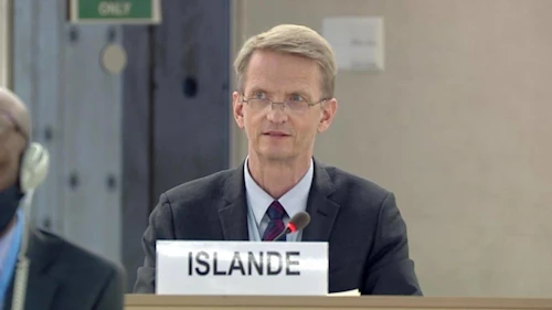 Harald Aspelund, fastafulltrúi Íslands í Genf.