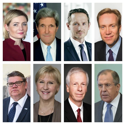 Ráðherrar Norðurskautsríkjanna.