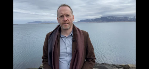Guðmundur Ingi Guðbrandsson, umhverfis- og auðlindaráðherra, flutti ávarp á fundinum.