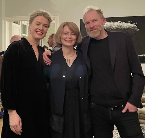 Sigríður Hagalín Björnsdóttir, Unnur Orradóttir Ramette og Jón Kalman Stefánsson