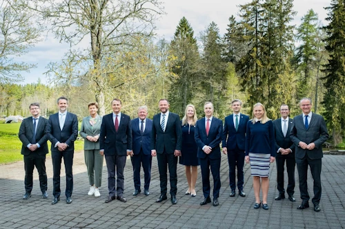 Hópurinn sem tók þátt í fundi Eystrasaltsráðsins.
