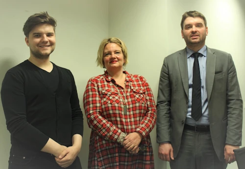 Ásmundur Einar ásamt Árelíu og Daníel