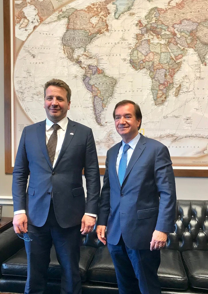 Guðlaugur Þór og Ed Royce, formaður utanríkismálanefndar fulltrúadeildarinnar.