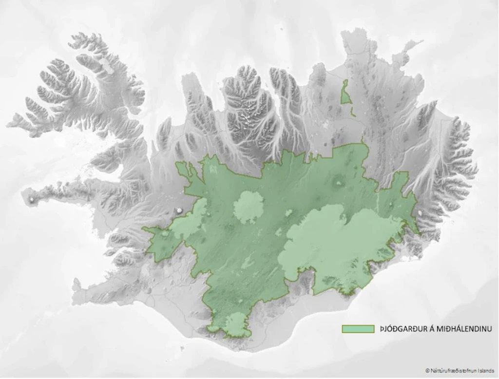 Tillaga að mörkum hálendisþjóðgarðs