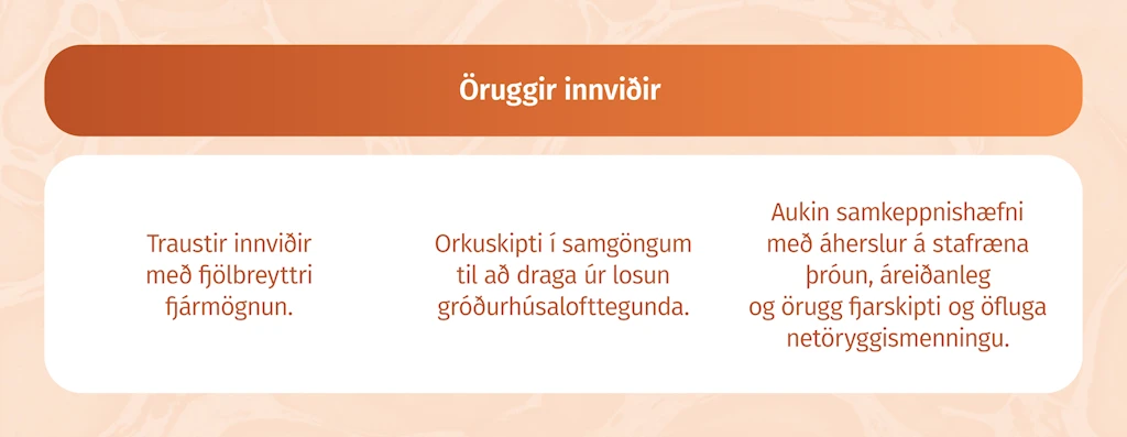 Öryggir innviðir