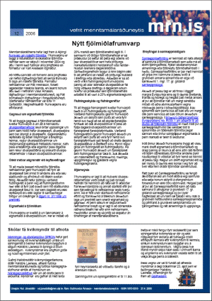 Vefrit menntamálráðuneytis 12. tbl.2006
